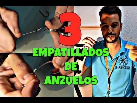 Barracudo- 3 empatillados de anzuelos