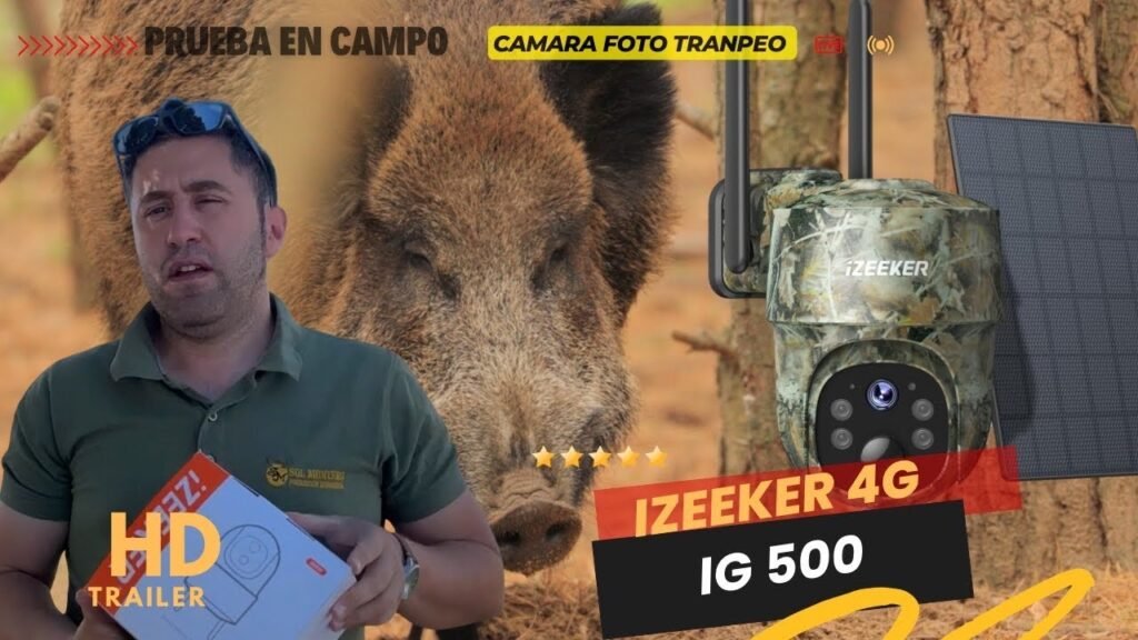 Cámara fotos trampeto iZEEKER 4G LTE SOLAR IG500
