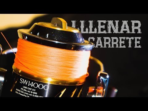 Cómo llenar CORRECTAMENTE un CARRETE de pesca
