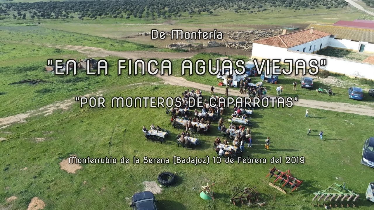 DE MONTERIA  EN AGUAS VIEJAS POR MONTEROS  CAPARROTAS CON CATERING LA PISCINA