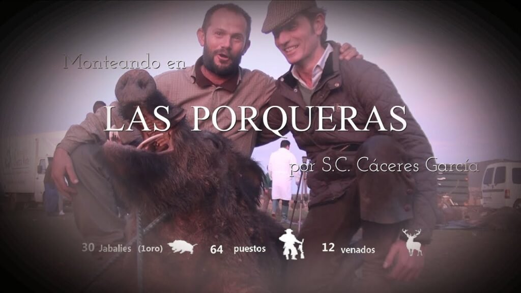 DE MONTERIA EN LAS PORQUERAS POR SERVICIOS CINEGETICOS CÁCERES GARCIA  20 DE ENERO DEL 2018