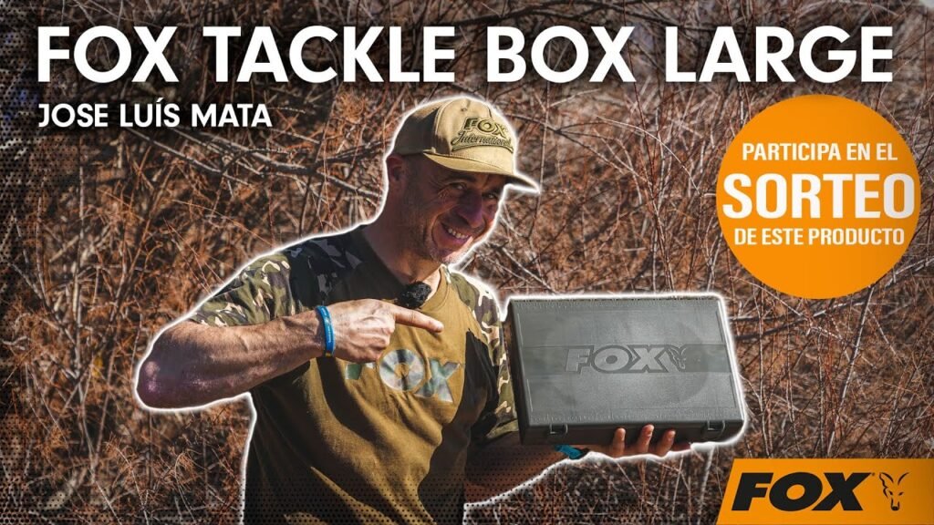 FOX TACKLE BOX LARGE.  FOX CARPFISHING TV