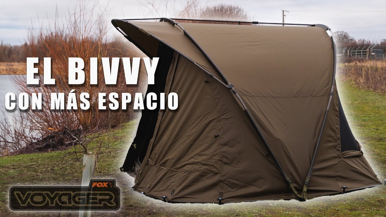FOX VOYAGER 1 Y 2 PERSONAS BIVVY.  CARPFISHING TV