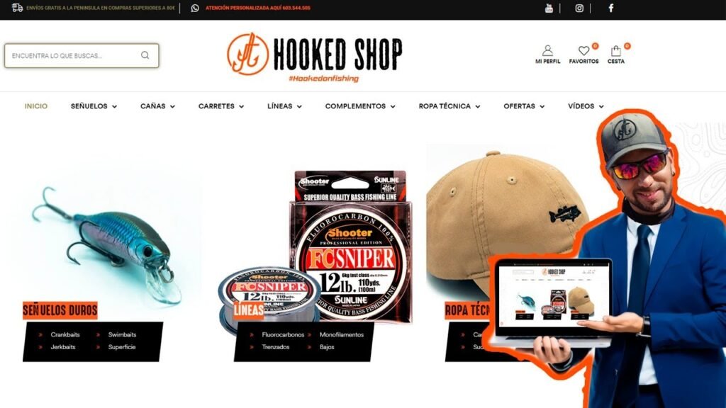 ¡Hooked Shop YA DISPONIBLE!⚠ Tu TIENDA online ESPECIALIZADA en Black Bass!