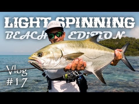 Light Spinning desde playa | Lured Vlog 17