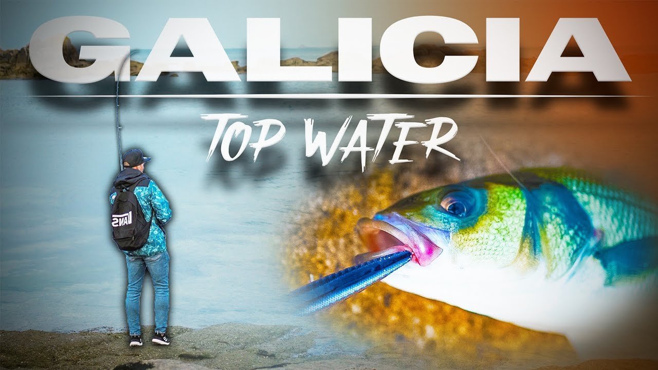 LUBINAS en SUPERFICIE con agua PLANCHADA   [ ] | Lured Vlog 283