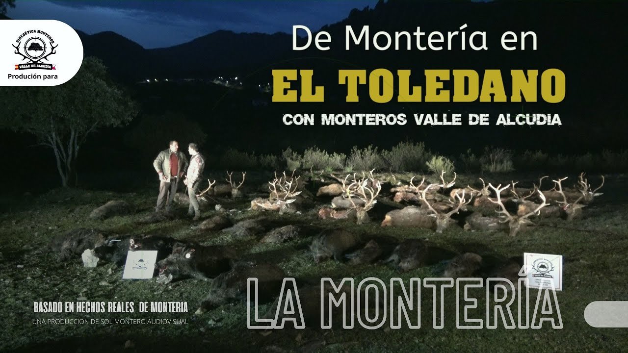 MONTERIA EL TOLEDANO CON MONTEROS VALLE DEL ALCUDIA en Mestanza ( Ciudad Real ) 19 Febrero del 2023