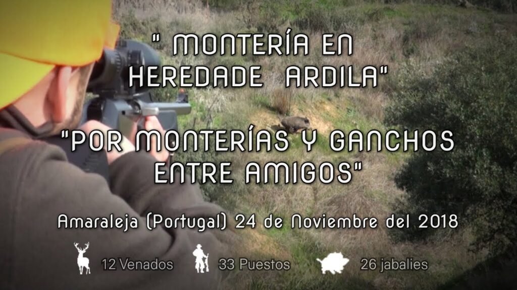 MONTERÍA EN HEREDADE DE ARDILA POR MONTERIAS Y GANCHOS ENTRE AMIGOS  El 24 de Noviembre del 2018.