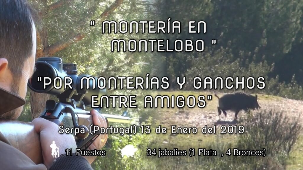 MONTERÍA EN MONTELOBO POR MONTERÍAS Y GANCHOS ENTRE AMIGOS   DÍA 13 Enero 2019.