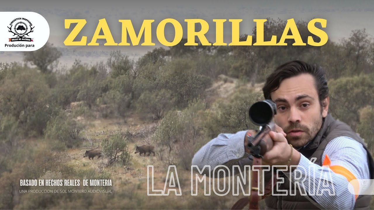 MONTERÍA EN ZAMORILLAS CON MONTEROS VALLE DE ALCUDIA en Cabezarubias del Puerto Febrero del 2023.