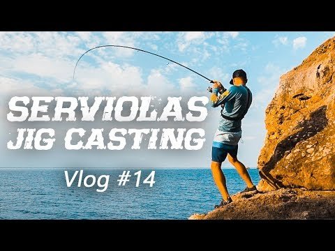 Serviolas a Jig Casting (w/ Shore Slow tackle) | Lured Vlog 14